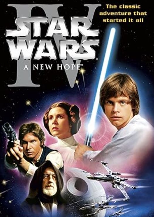 Filme: Star Wars IV Uma Nova Esperança - Quanto gastaram: 11 milhões de dólares/ Quanto lucraram: 775 milhões de dólares