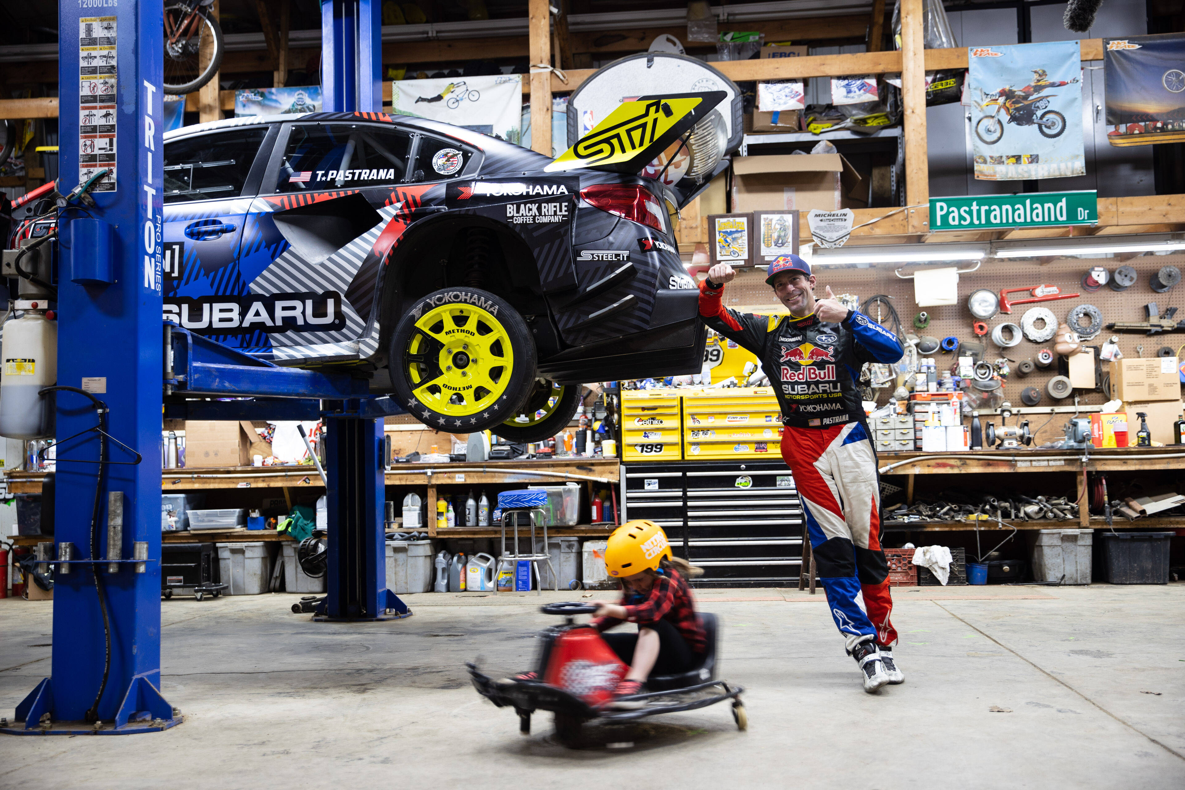 Subaru WRX STI no vídeo Gymkhana 2020. Foto: Divulgação