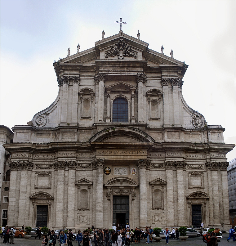 Igreja de Santo Inácio de Loyola - Roma - Dedicada ao santo fundador da Companhia de Jesus. Construída entre 1626 e 1650, funcionou inicialmente como capela anexa à Universidade Romana.  Reprodução: Flipar