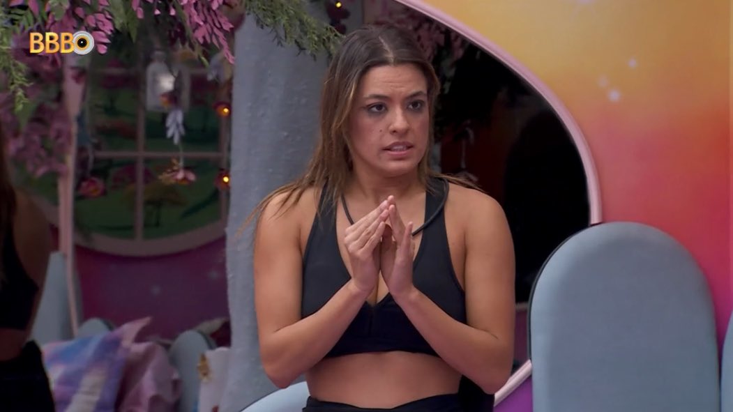 Beatriz fez ameaça sobre Davi no 'BBB 24' Reprodução/Globo - 10.04.2024 