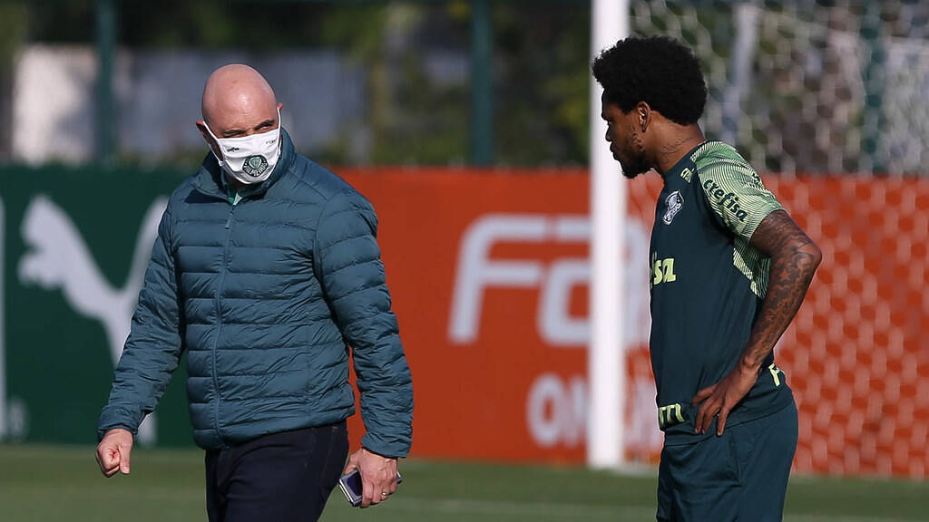 Palmeiras treina para a semifinal. Foto: Cesar Greco
