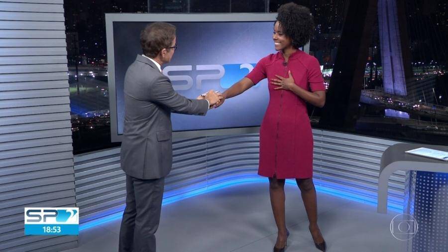 Maju se despede do "SPTV 2". Foto: Divulgação/TV Globo