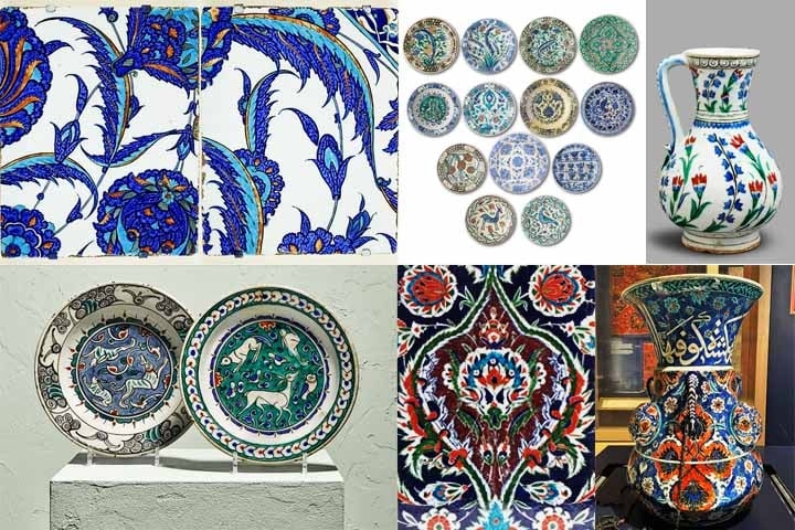 Iznik, Turquia - Célebre por sua cerâmica decorada com motivos geométricos e florais, especialmente durante o período otomano. A cidade desenvolveu sua porcelana única entre os séculos 15 e 17, mantendo prestígio por suas técnicas de pintura minuciosas e cores vibrantes.
 Reprodução: Flipar