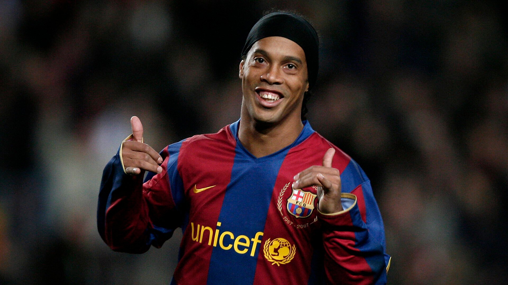 Ronaldinho Gaúcho jogou no Barcelona entre 2003 e 2008 e ganhou diversos títulos. Foto: Divulgação