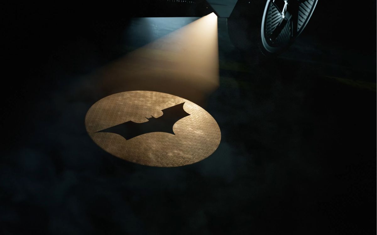 Iluminação com a marca do Batman. Foto: Divulgação/Mahindra 