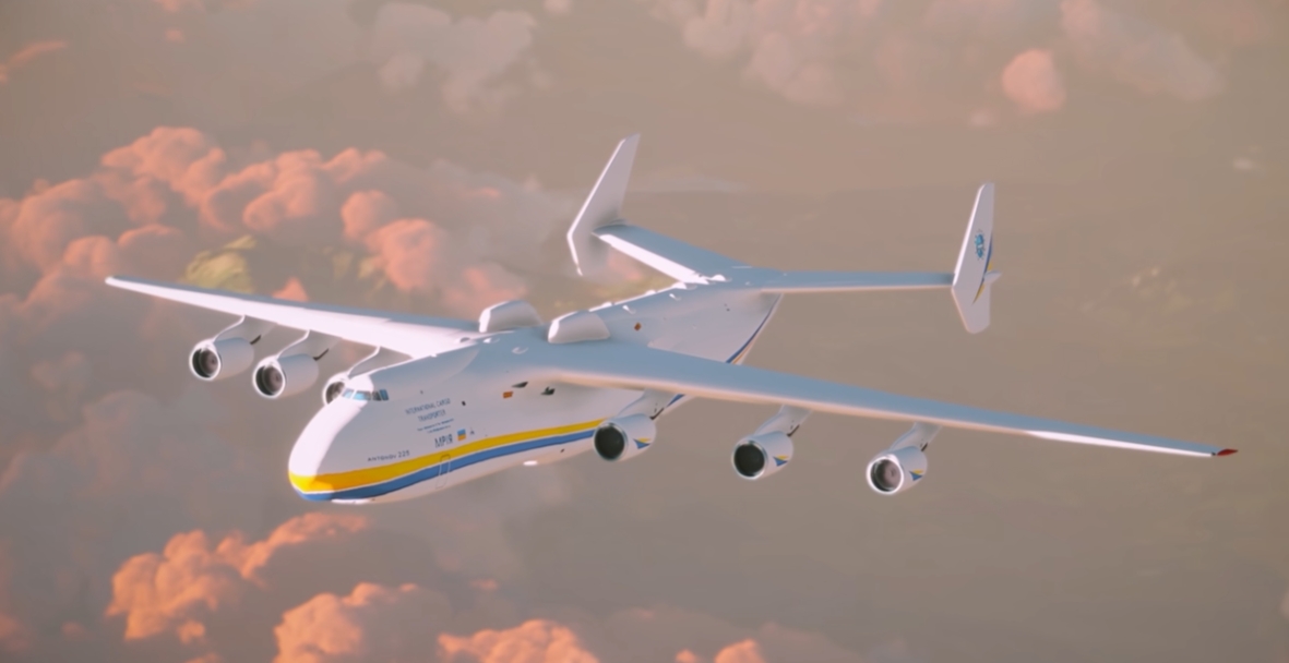 O Antonov podia voar a uma altitude de 9 km. 