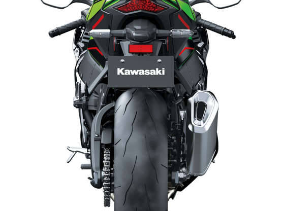 Kawasaki Ninja ZX-10R está equipada com motor de 998 cm³ e quatro cilindros. . Foto: Divulgação