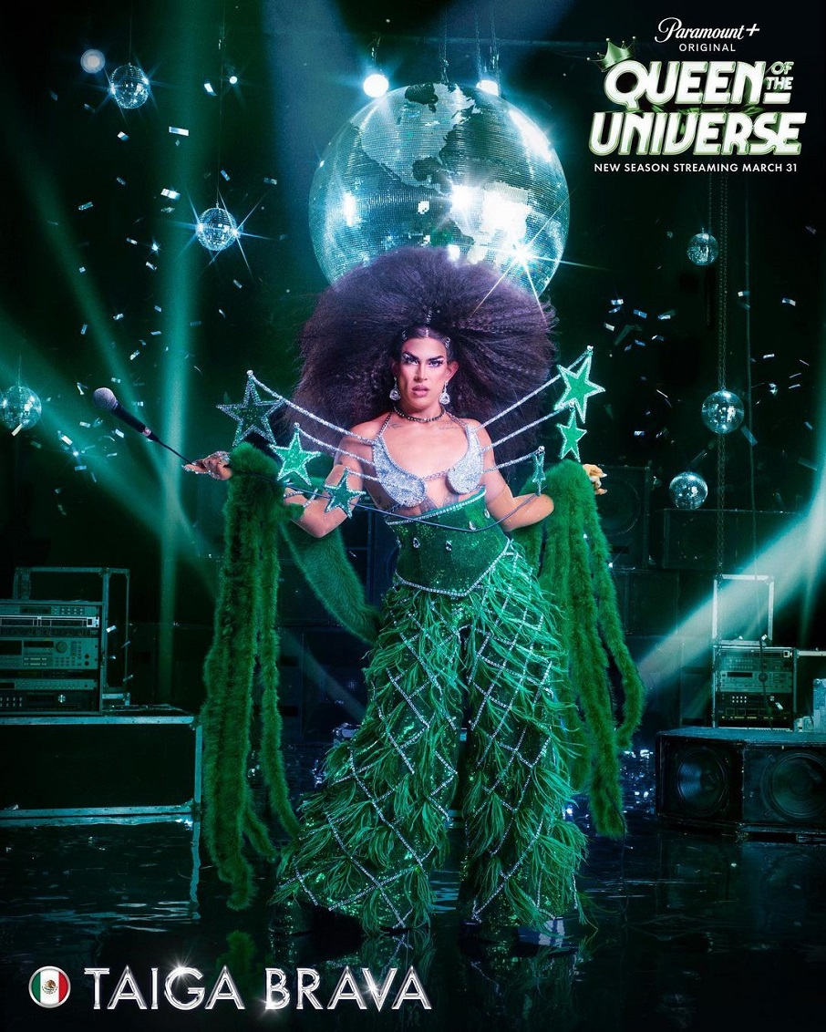 Taiga Brava, da segunda temporada do "Queen Of The Universe". Foto: Reprodução/Instagram 23.02.2023