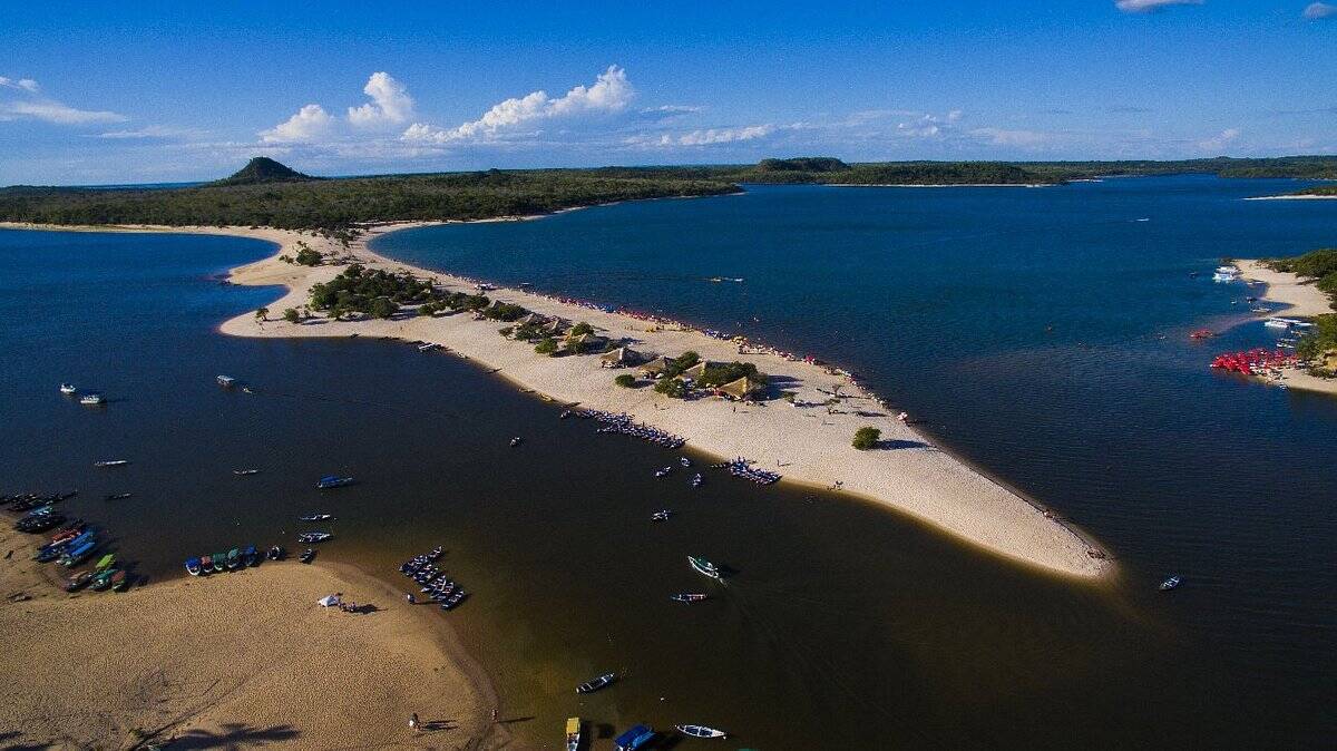 A Ilha do Amor é uma península no meio do Rio Tapajós. Foto: TripAdvisor/Reprodução