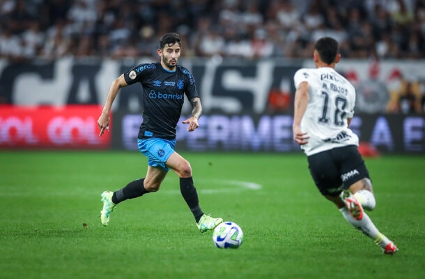 O Grêmio recebe o Corinthians às 16h deste domingo, em Porto Alegre, pela 34ª rodada do Campeonato Brasileiro. - Foto: Lucas Uebel/Grêmio 