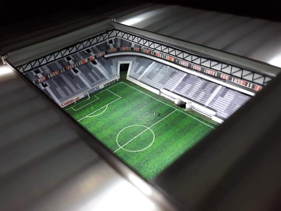 Ligga Arena - maquete. Foto: Divulgação