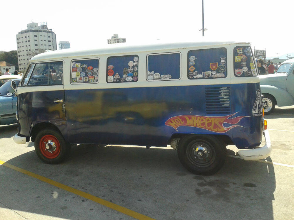 VW Kombi customizada. Foto: Carlos Guimarães