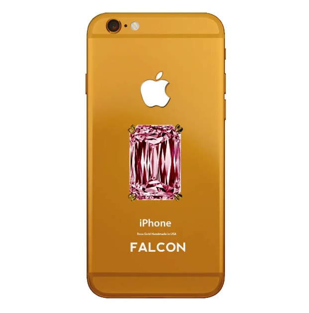 Falcon Supernova iPhone 6 Pink Diamond - US$ 48,5 milhões: feito de ouro e com diamante rosa incrustado Reprodução