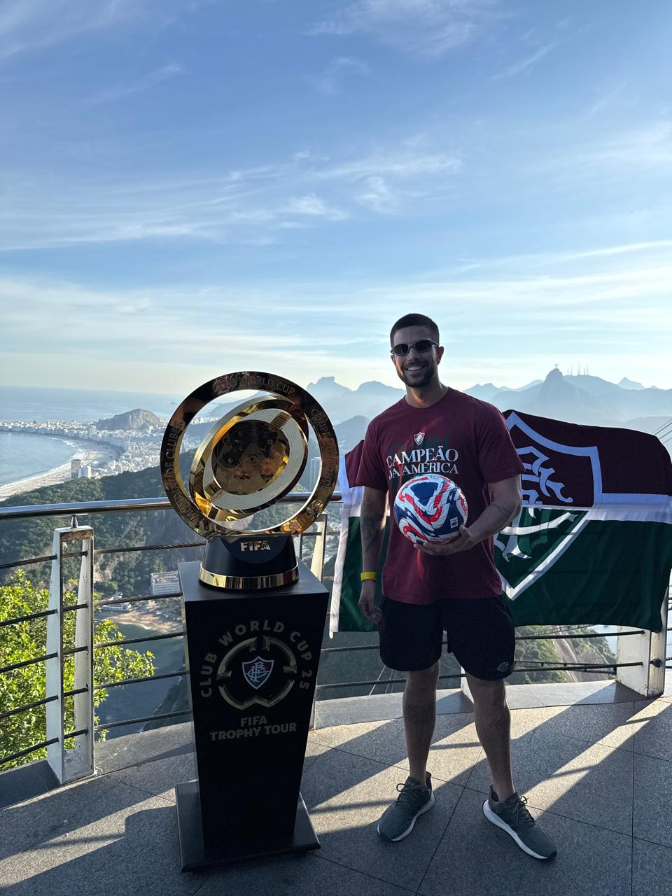 Taça do Mundial de Clubes da FIFA, no Pão de Açúcar. Foto: João Pedro Lima/Portal iG
