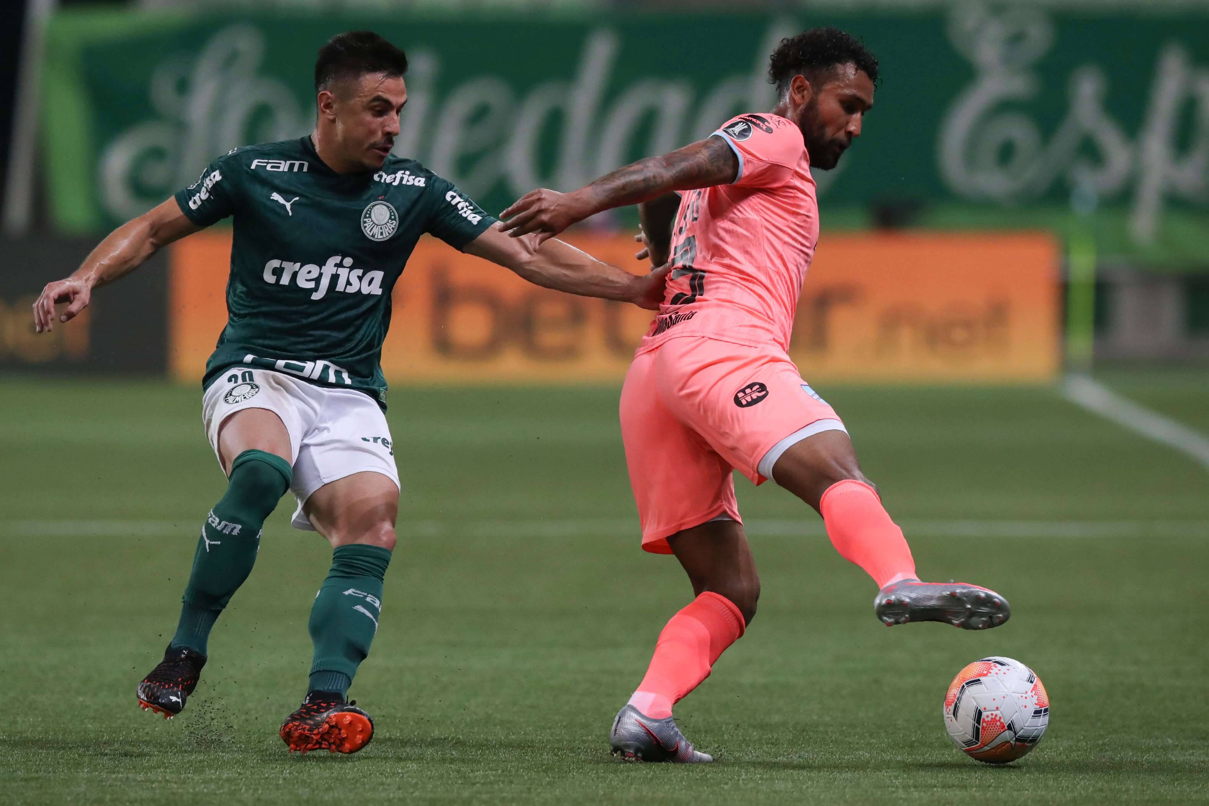 Palmeiras x Bolívar. Foto: Reprodução/Twitter Conmebol