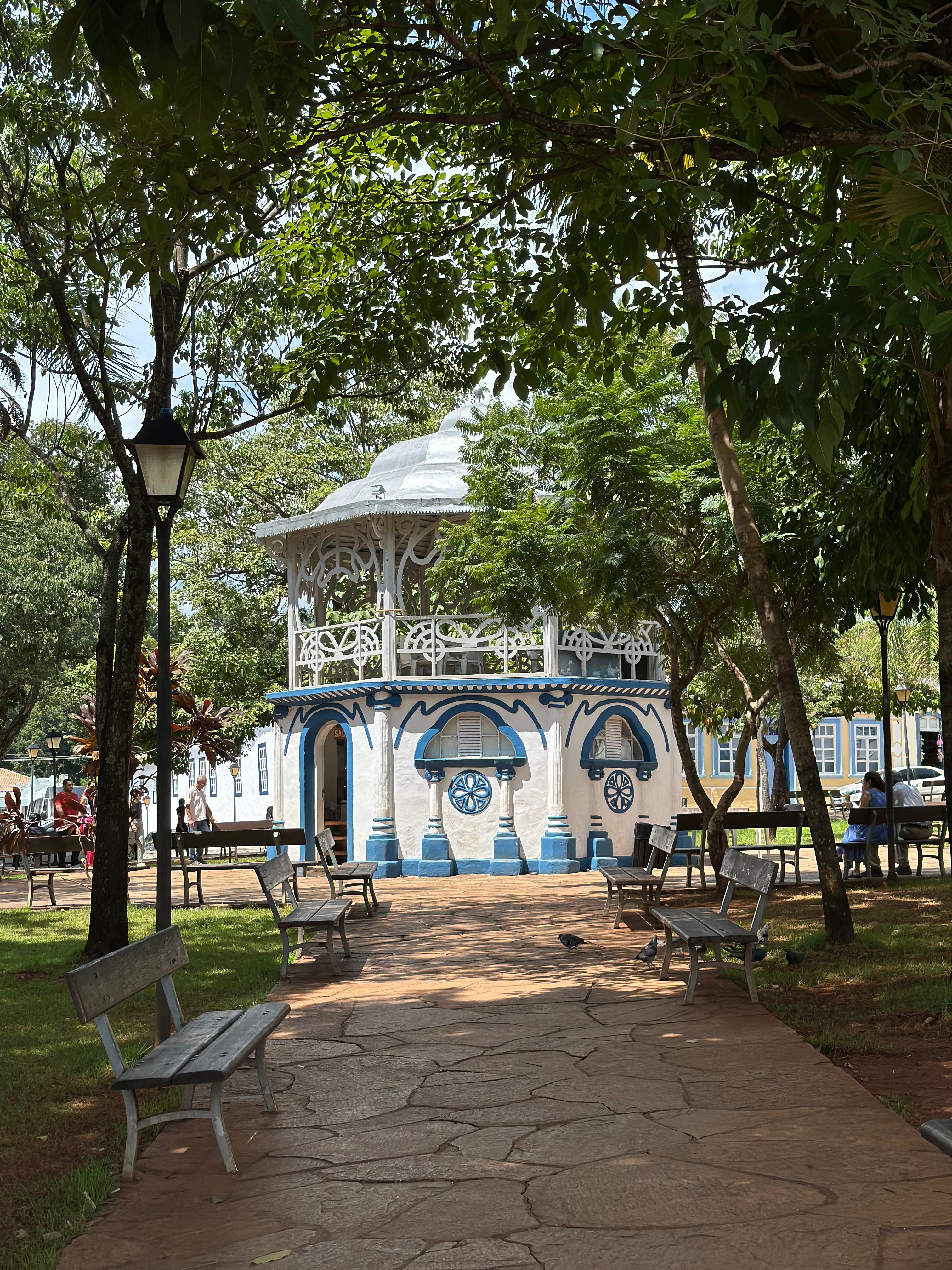 Praça do Coreto, na Cidade de Goiás. Foto: Aline Brito/Portal iG
