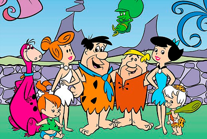 Os Flintstones tiveram um piloto em 1959, detonado pela crítica, mas amado pelo público. Virou uma série com 166 episódios em 6 temporadas (1960 e 1966). O sucesso permanece até hoje e gerou filmes para o cinema. Reprodução: Flipar