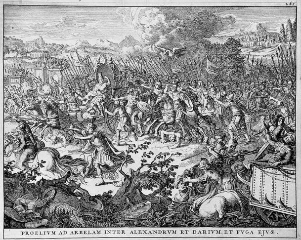 A campanha de Alexandre começou em 334 a.C., quando cruzou o Helesponto (atual estreito de Dardanelos) com um exército de cerca de 40 mil homens. Reprodução: Flipar