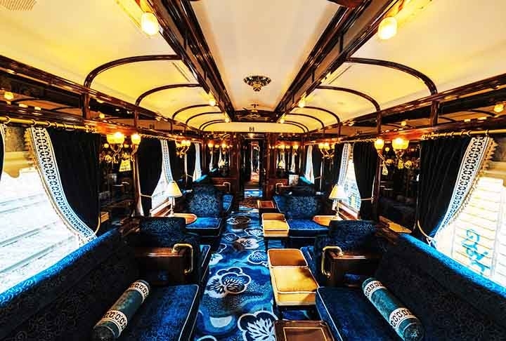 As cabines são verdadeiras obras de arte, com decoração inspirada nos anos 20 e 30. As rotas incluem passagens por cidades como Berlim, Budapeste, Londres, Istambul, Paris, Praga, Viena, Veneza, Verona e outras. Reprodução: Flipar