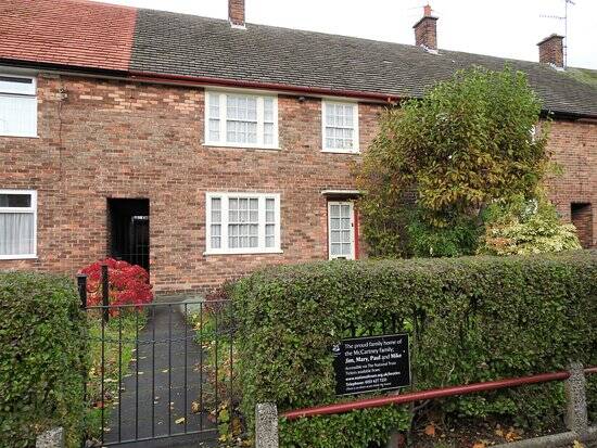Casa onde cresceu Paul McCartney. Foto: Reprodução/TripAdvisor