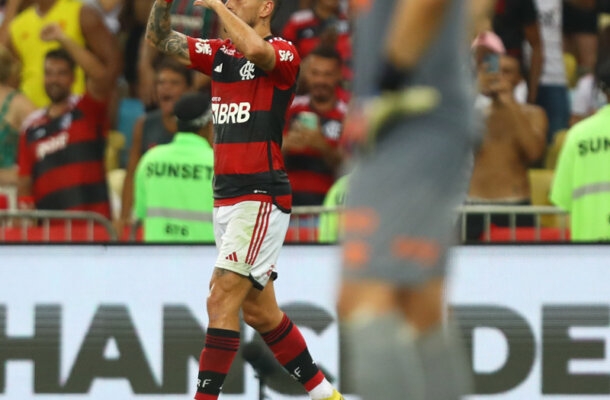Antes da parada da Data Fifa, Arrascaeta foi o autor do gol do Flamengo no empate em 1 a 1 com o Fluminense. Foto: Divulgação / Flamengo
