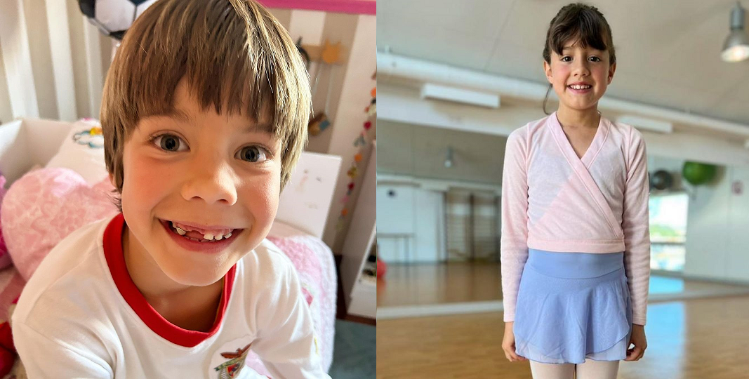 Bem e Liz, filhos de Luana Piovani e Pedro Scooby Reprodução/Instagram