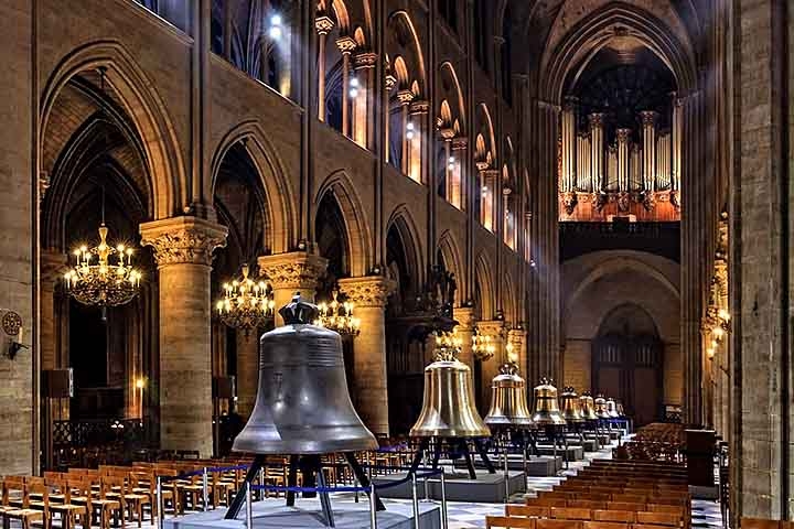 Os sinos são instrumentos sonoros com grande importância histórica, cultural e religiosa. Utilizados em igrejas, templos, navios e cerimônias, eles marcam o tempo, anunciam eventos e transmitem mensagens à comunidade. Seu som simbólico representa tradição, solenidade e conexão espiritual em diversas sociedades. Veja tipos de sinos pelo mundo.
 Reprodução: Flipar