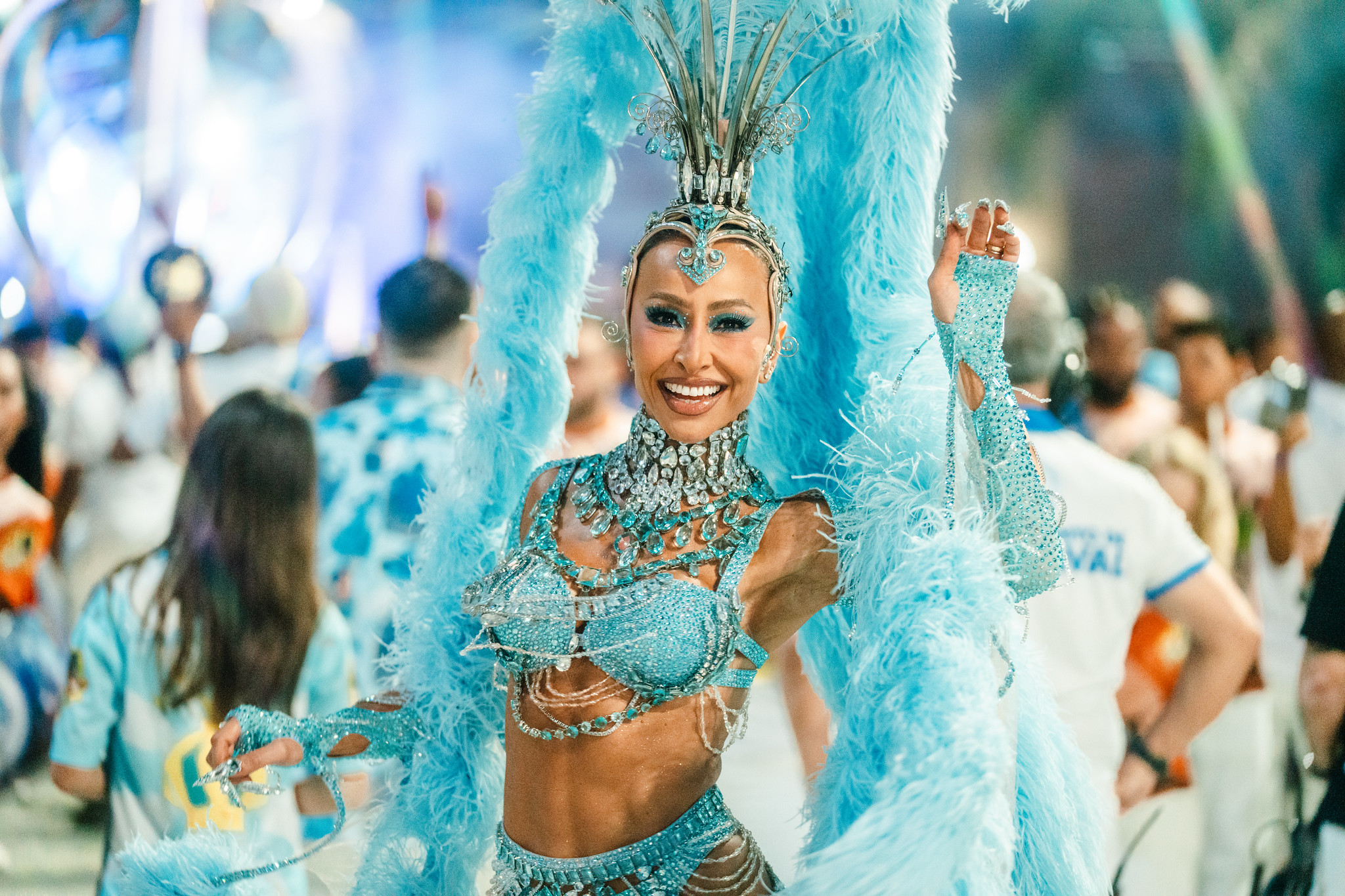 Rainha de bateria da Vila Isabel, Sabrina Sato. Foto: Divulgação / Liesa Rio Carnaval 2026