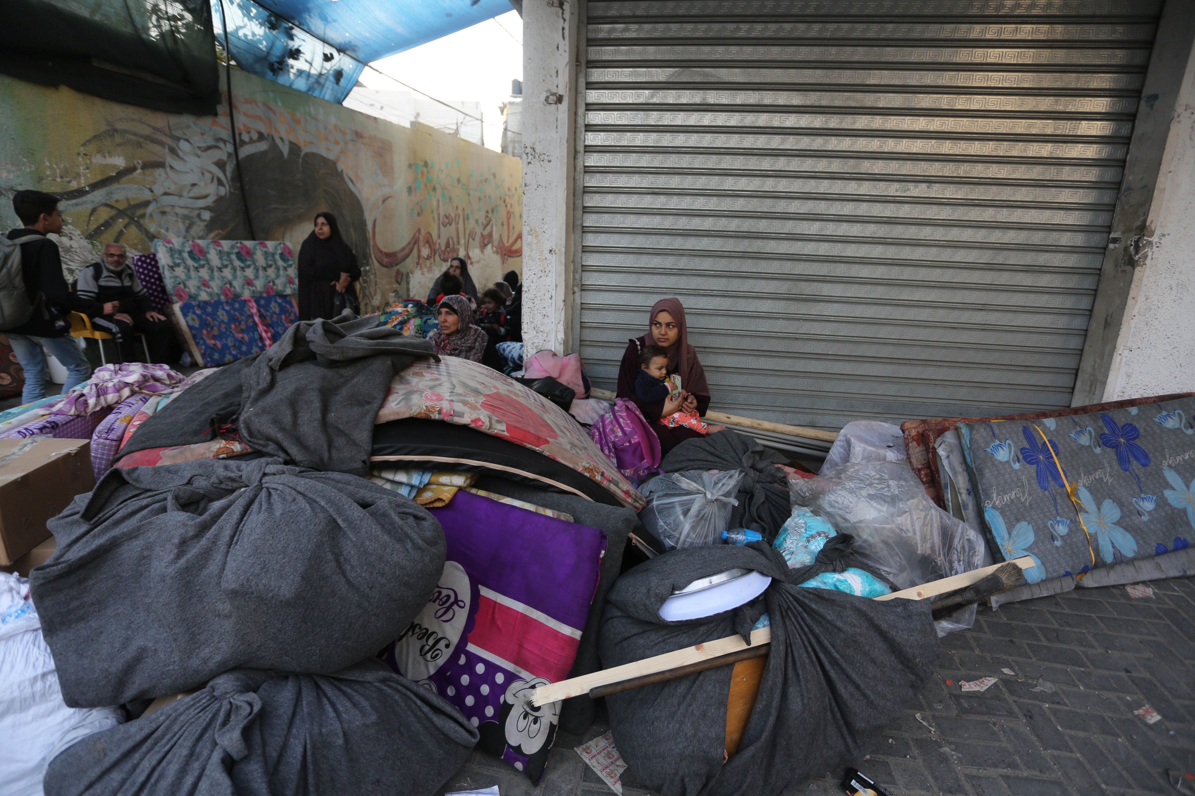 População fica sem abrigo na Faixa de Gaza
