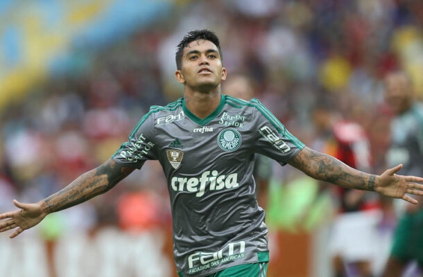 Em terceiro lugar outro jogador do Palmeiras. Dudu tem 24 assistências desde 2019. Foto: Cesar Greco / Palmeiras