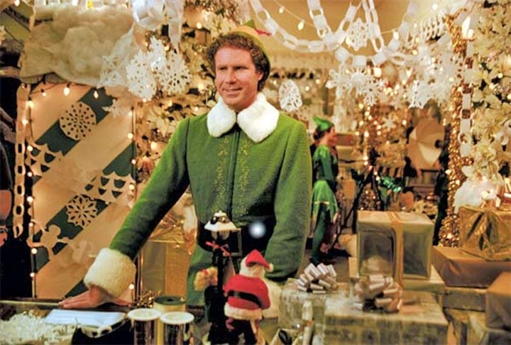 Outro clássico do cinema é Um Duende em Nova York (2003), protagonizado por Will Ferrell. Ele recebeu uma proposta de US$ 29 milhões para fazer a continuação, mas recusou.  Reprodução: Flipar