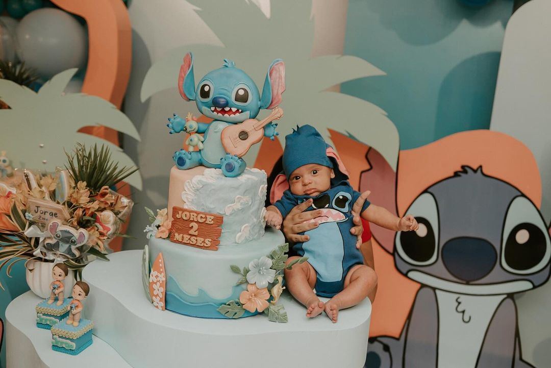 João Gomes se veste de Stitch para comemorar 2 meses do filho Reprodução/Instagram - 17.03.2024