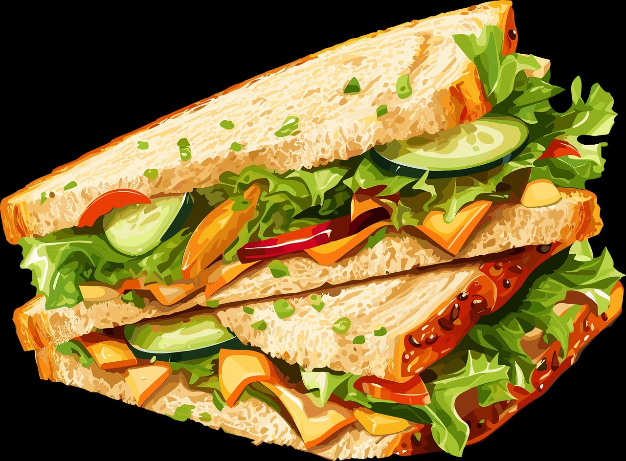 Em sanduiches, o pepino fatiado adiciona frescor e um toque crocante, especialmente em receitas vegetarianas ou até mesmo com frios leves.  Reprodução: Flipar