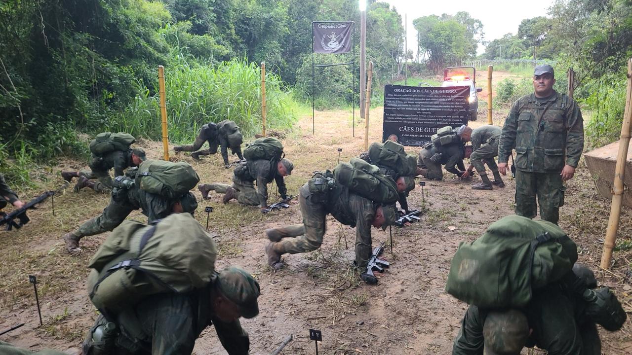 Esforço físico foi um dos grandes desafios para perita criminal. Foto: Arquivo pessoal