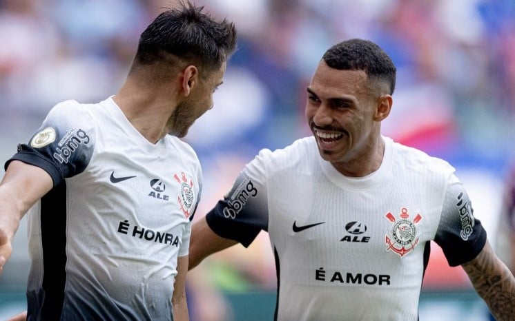 Corinthians venceu o Bahia por 1 a 0, com gol marcado por Romero Reprodução/Twitter
