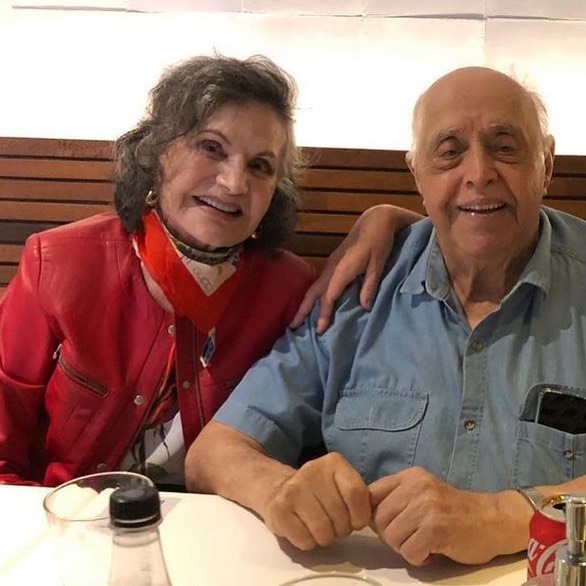 Rosamaria Murtinho e Mauro Mendonça estão casados há 65 anos Reprodução/Instagram