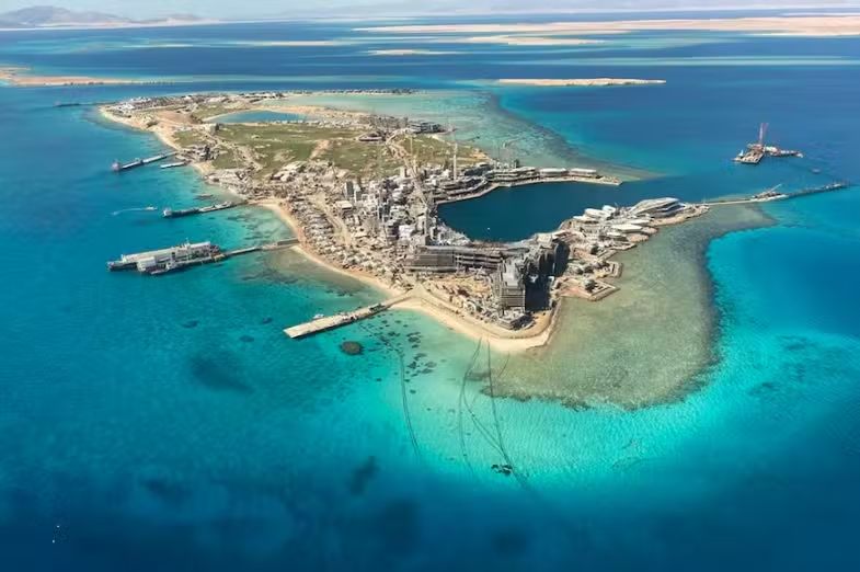 Sindalah, un'isola futuristica ultra-lusso in Arabia Saudita Riproduzione / Giles Pendleton FRICS