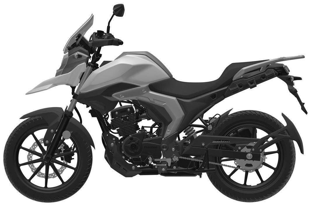 "Mini" Suzuki V-Strom. Foto: Reprodução