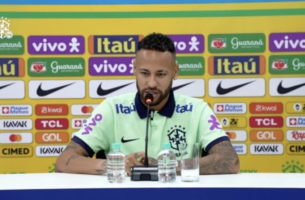 - Só eu sei, poucas pessoas sabem o que aconteceu para eu chegar ao Al-Hilal, mas não cabe a ninguém, não cabe a vocês. O que vocês têm que falar é das quatro linhas, de fora, cuido eu – disse na ocasião. - Foto: Vitor Silva/CBF
