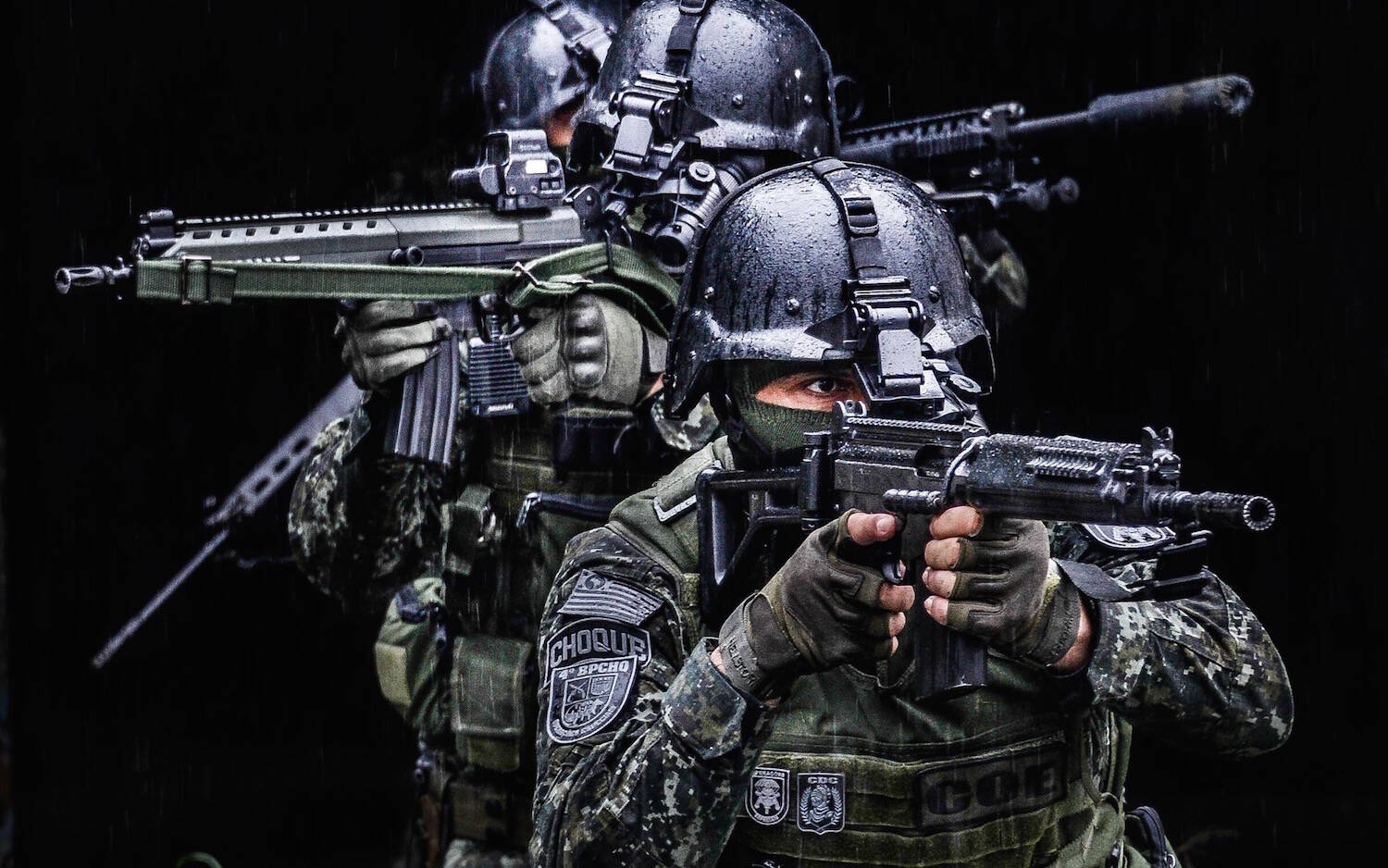 Comandos e Operações Especiais 4º Batalhão de Choque - Polícia Militar do Estado de São Paulo. Foto: Major PM Luis Augusto Pacheco Ambar