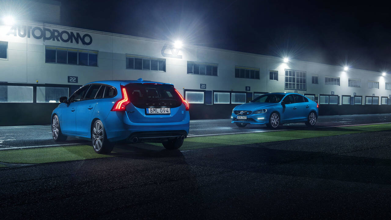 Volvo S60 e V60 Polestar. Foto: Divulgação