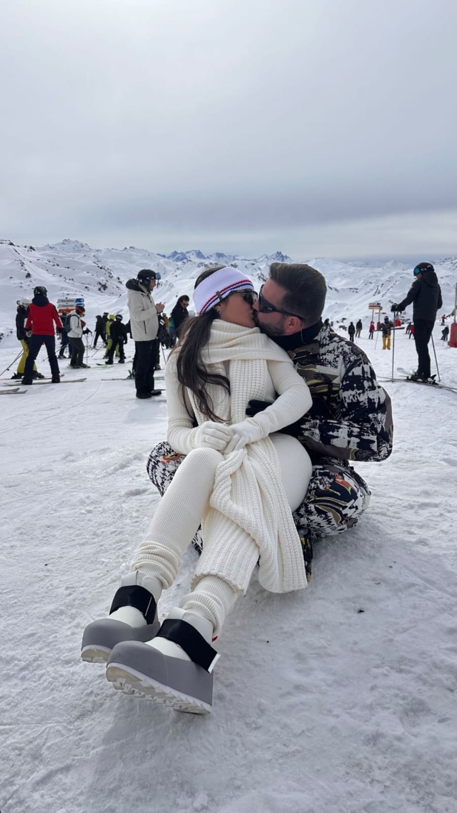 Maraisa e noivo vivem romance em viagem nos Alpes Franceses Reprodução/Instagram