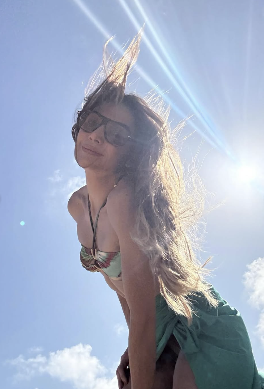 Apresentadora dá o "play" nas férias. Foto: Reprodução/redes sociais