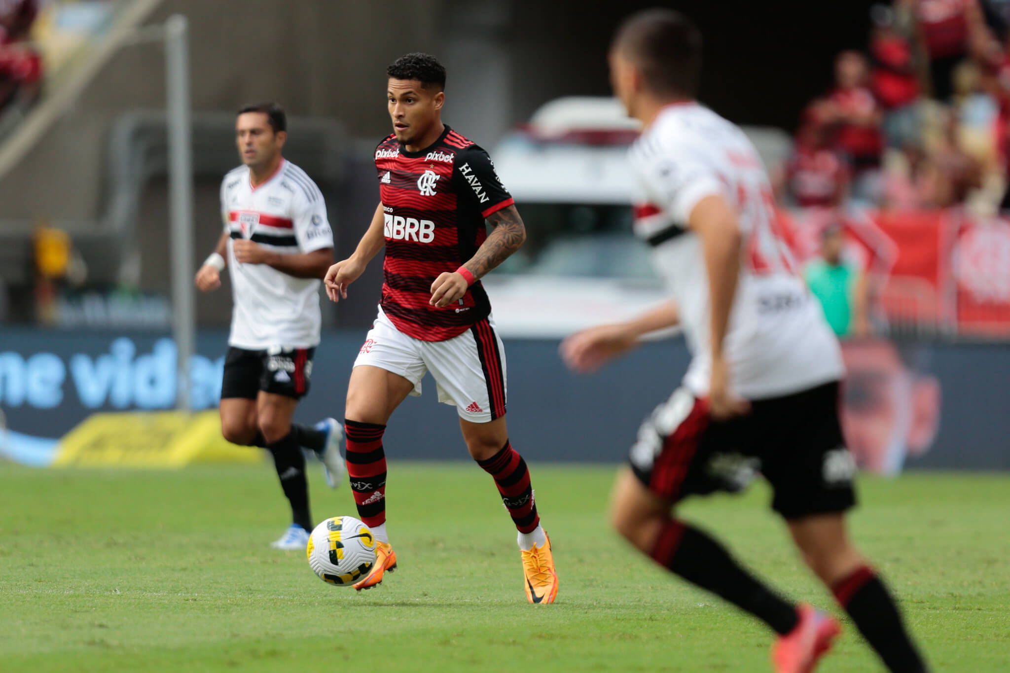 Flamengo x São Paulo. Foto: Gilvan de Souza / Flamengo - 17.04.2022