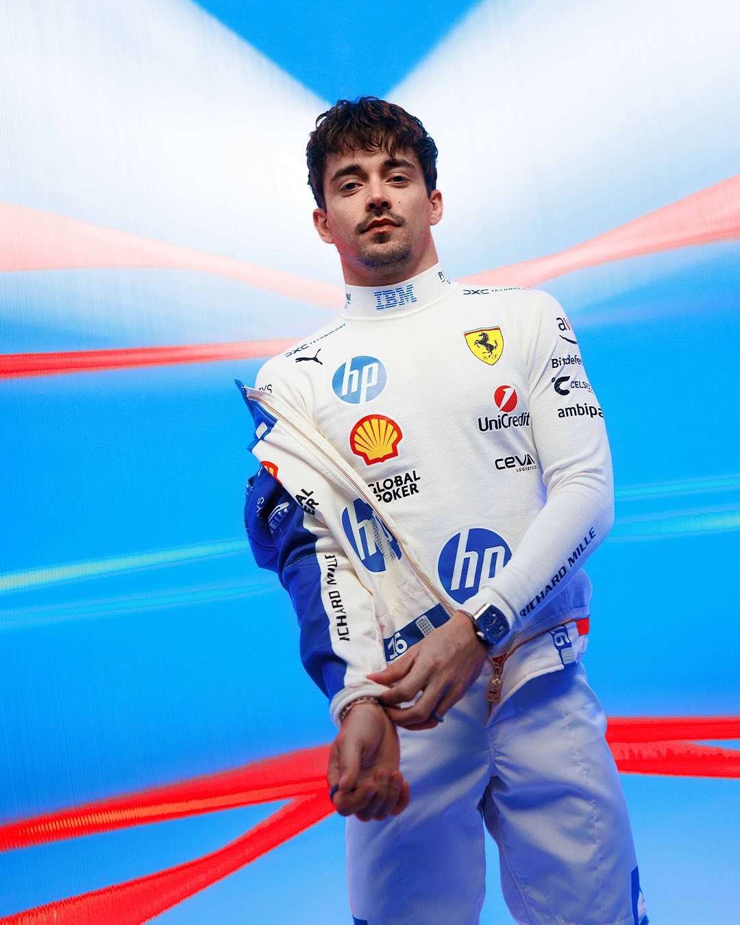 Charles Leclerc, piloto da Ferrari. Foto: Ferrari/Divulgação