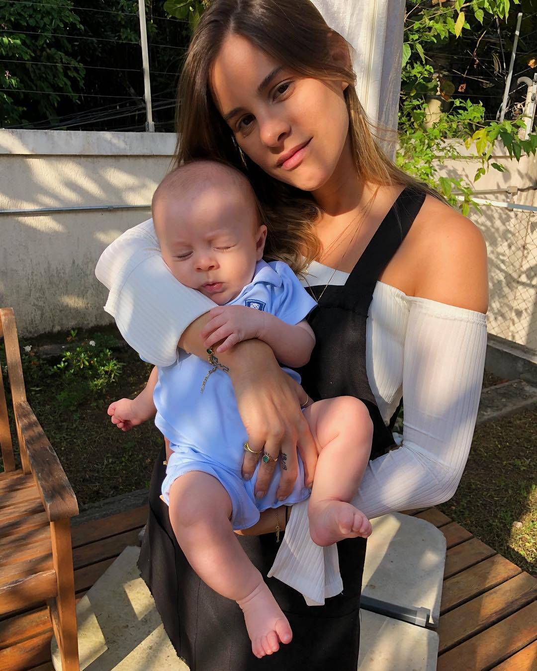 A influencer Shantal teve seu primeiro bebê com Matheus Verdelho dia 9 de janeiro.. Foto: Reprodução/Instagram