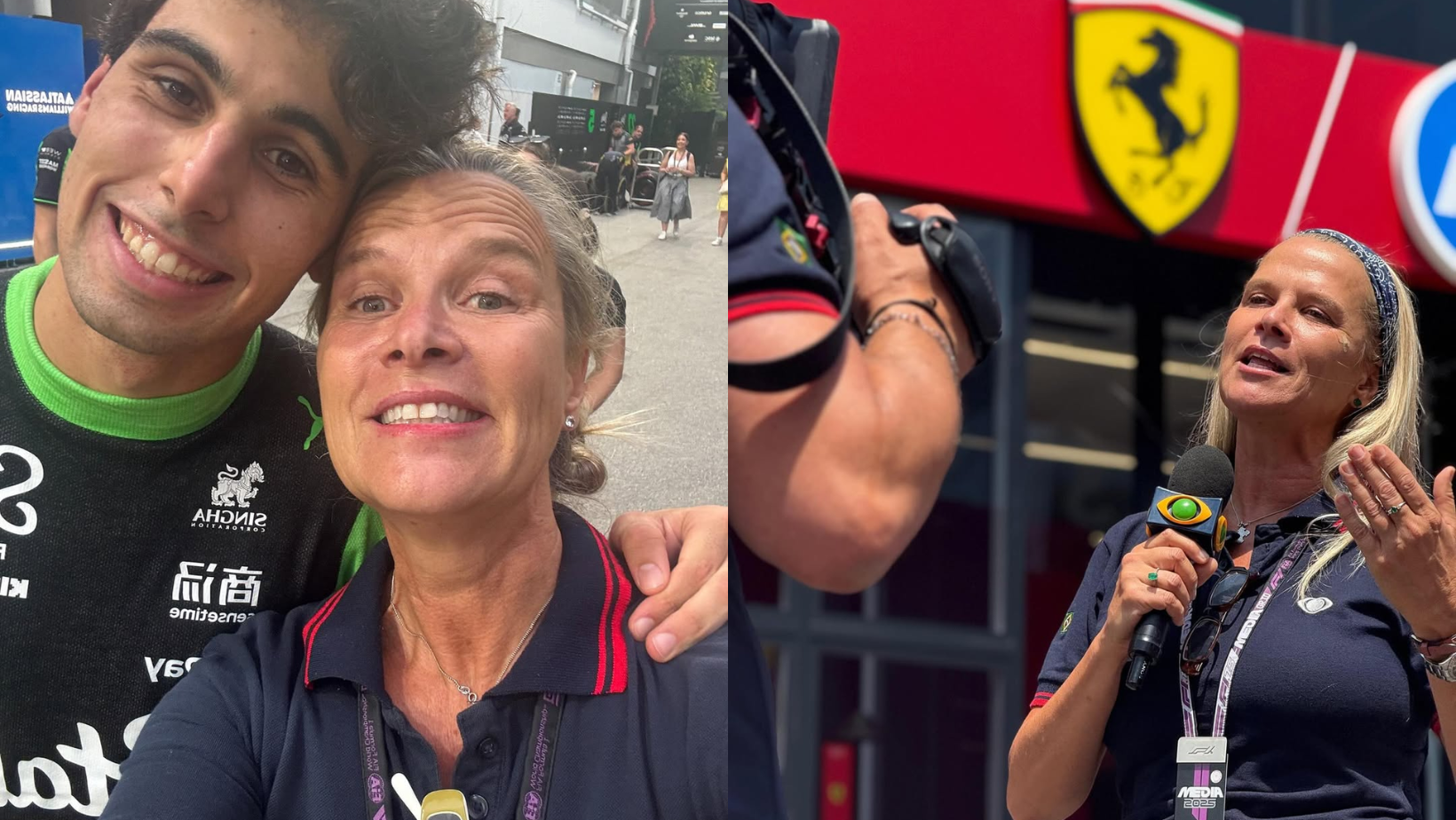 Mariana Becker retoma cobertura . Foto: Reprodução/ Instagram @oficialmarianabecker @lucasjavabrito