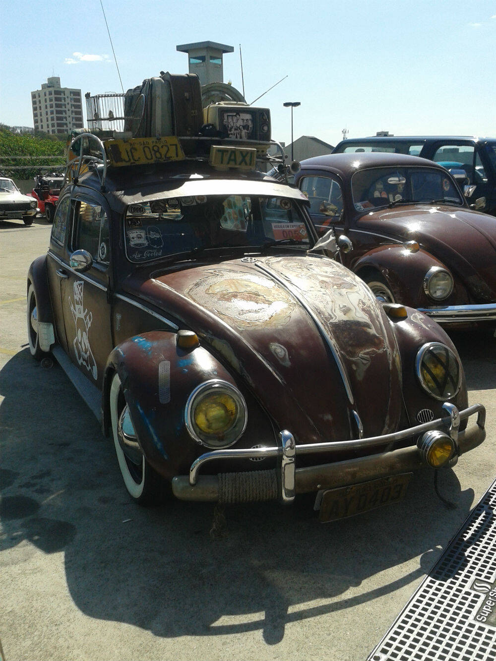 Fusca Rat Rod. Foto: Carlos Guimarães