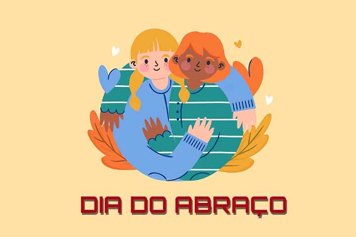 Em 22 de maio é comemorado no Brasil O Dia do Abraço. 
 Reprodução: Flipar