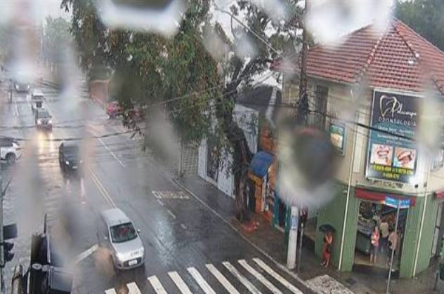 Chuva cai em vários pontos de São Paulo. Foto: Reprodução/CET